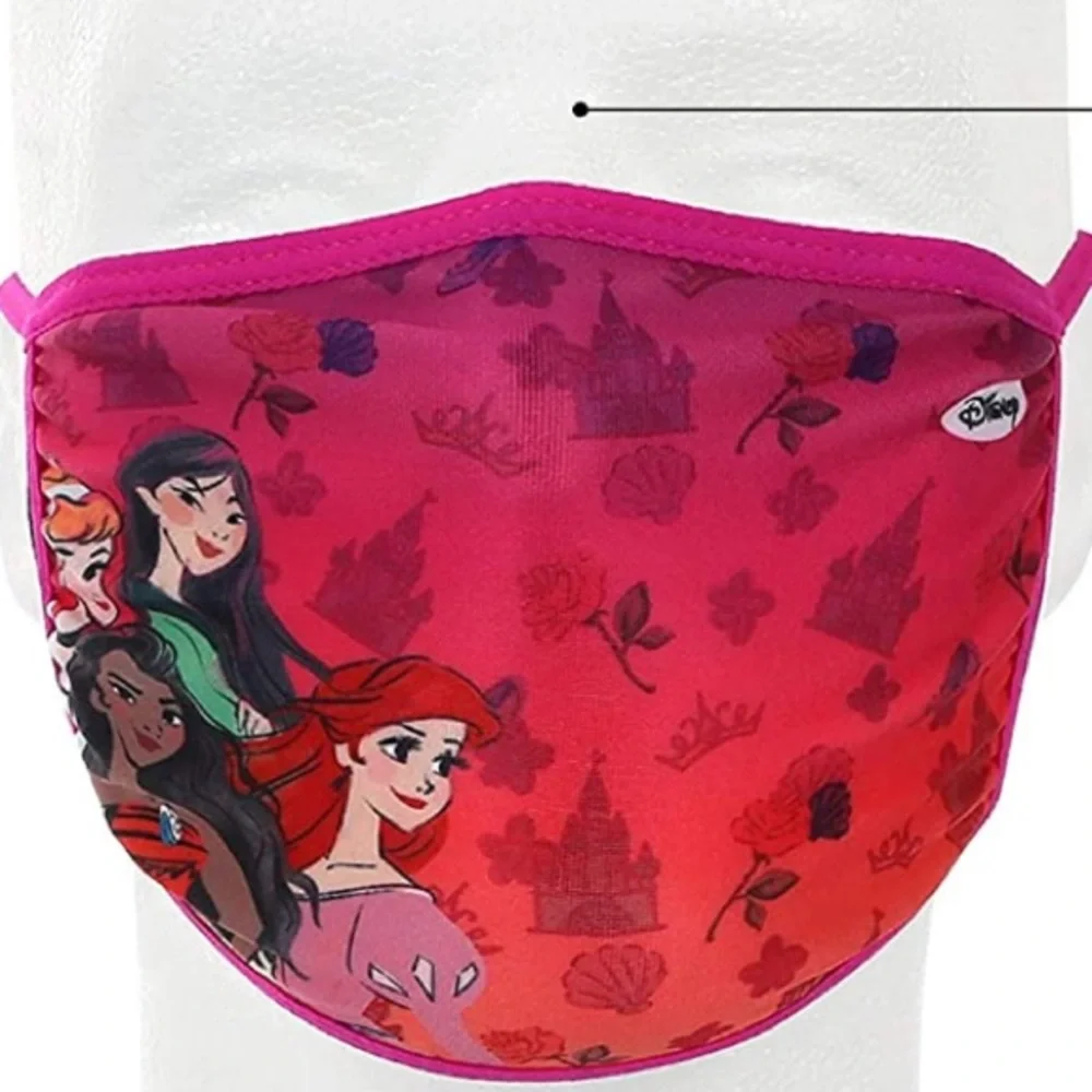 👑Disney’s Princess Kids Fabric Mask